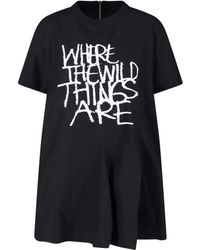 Sacai - Abito Modello T-Shirt Con Stampa Grafica - Lyst