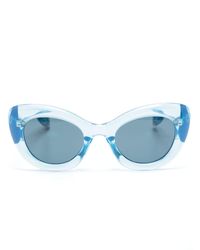 Alexander McQueen - The Curve Cat-Eye Sunglasses - Lyst