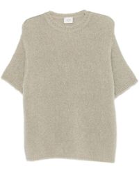 Alysi - Short-Sleeve Knitted Sweater - Lyst