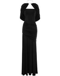 V:PM ATELIER - Rogue Draped Ruched Maxi Dress - Lyst