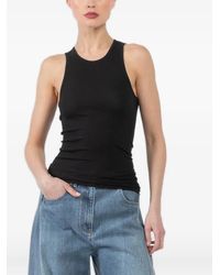 Tibi - Ribbed Racerback Top - Lyst