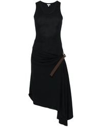 Loewe - Asymmetric Long Dress - Lyst