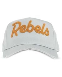 DSquared² - Menta Cotton Rebels Cap - Lyst
