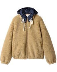 Miu Miu - Fleece Blouson Jacket - Lyst