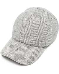 Eleventy - Cappello Da Baseball Con Motivo A Spina Di Pesce - Lyst