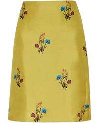 Marni - フローラル シルクスカート - Lyst
