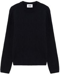 Alpha Studio - Ribbed-Knit Crew-Neck Sweater - Lyst
