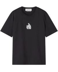 Lanvin - Camiseta Con Estampado Gráfico - Lyst
