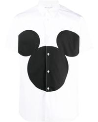 Comme des Garçons - Hemd Mit Grafischem Print - Lyst