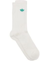 adidas - X Sporty & Rich Logo-Embroidered Socks - Lyst