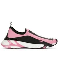 Dolce & Gabbana - Stretch Mesh Fast Sneakers - Lyst