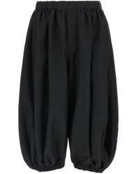 COMME DES GARÇON BLACK - Balloon Cropped Trousers - Lyst