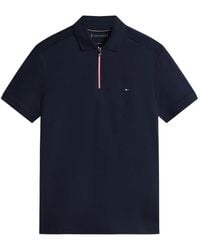 Tommy Hilfiger - Zip-Fastening Polo Shirt - Lyst