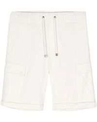 Peserico - Drawstring-Waist Cotton Shorts - Lyst