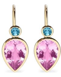 Lizzie Fortunato - 14K Hera Topaz Earrings - Lyst