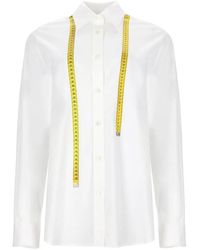 Moschino - Camisa De Popelina De Algodón Estampada - Lyst