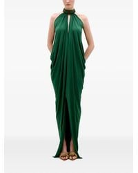 Silvia Tcherassi - Robe Longue Drapée Niagara À Dos Nu - Lyst