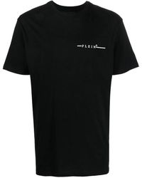 Philipp Plein - Flocked Logo-Print T-Shirt - Lyst