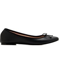 House Of Ballerinas - レザー リボン フラットシューズ - Lyst