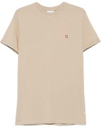 Les Deux - Norregaard Contrast T-Shirt Aus Bio-Baumwolle - Lyst