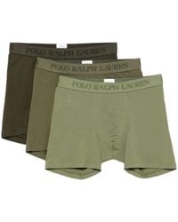 Polo Ralph Lauren - Set 3 Boxer Con Banda Logata - Lyst