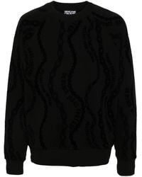 Versace Jeans Couture - Sweater Met Print - Lyst