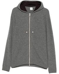 Eleventy - Zip-Up Cashmere Hood Cardigan - Lyst