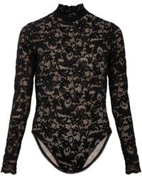 Zimmermann - Lace Long-Sleeve Bodysuit - Lyst