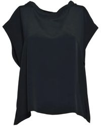 Momoní - Boat-Neck Short-Sleeve Top - Lyst