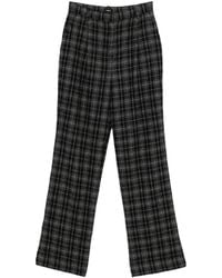 Pinko - Lucita Plaid Trousers - Lyst