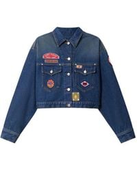 Isabel Marant - Demia Embroidered-Patches Denim Jacket - Lyst