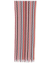 Missoni - Écharpe Frangée À Motif Zigzag - Lyst
