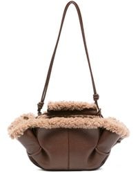 Hereu - Bolso shopper con pelo y piel - Lyst