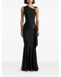 Manière De Voir - Asymmetric Draped Maxi Dress - Lyst