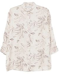 Peserico - Floral-Pattern Shirt - Lyst