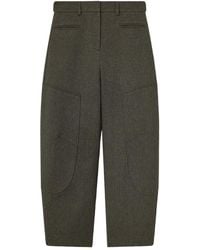 Ganni - Curved Trousers - Lyst