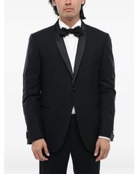 Corneliani - Chaqueta Academy De Lana Con Cuello Esmoquin - Lyst