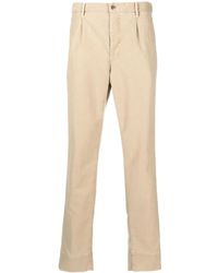 Incotex - Tapered-Leg Cotton Trousers - Lyst