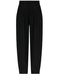 Off-White c/o Virgil Abloh - Wool Wide-Leg Trousers - Lyst