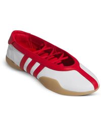 adidas - Taekwondo Mei "Cloud/Better Scarlet/Gum" Sneakers - Lyst