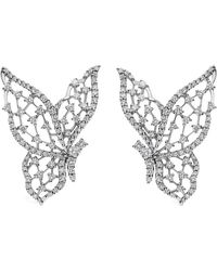 Leo Pizzo - 18K Light Wings Diamond Earrings - Lyst