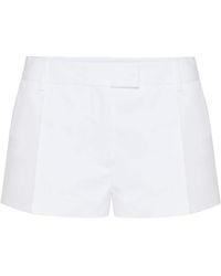 Valentino Garavani - Tailored Cotton Shorts - Lyst