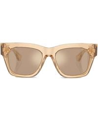 Burberry - Transparent Wayfarer-Frame Sunglasses - Lyst