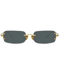 Linda Farrow - Taylor Rimless Rectangle-Frame Sunglasses - Lyst