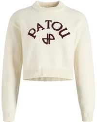 Patou - Jersey con logo en intarsia - Lyst
