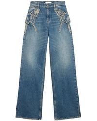 Blumarine - Butterfly Jeans - Lyst