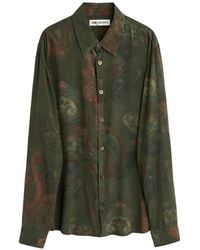 Our Legacy - Beyond Paisley-Print Shirt - Lyst