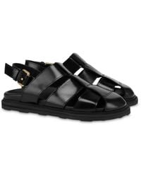 Moschino - Brushed Calf Sandals - Lyst