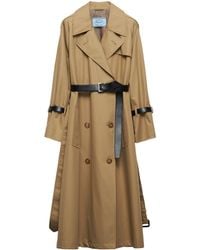 Prada - Double-breasted Trench Coat - Lyst