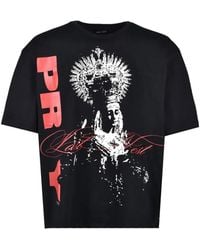 LAST NEST - Pray Maria Graphic-Print T-Shirt - Lyst